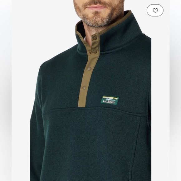 NWT L.L. Bean Sweater Fleece Pullover - Picture 2 of 5